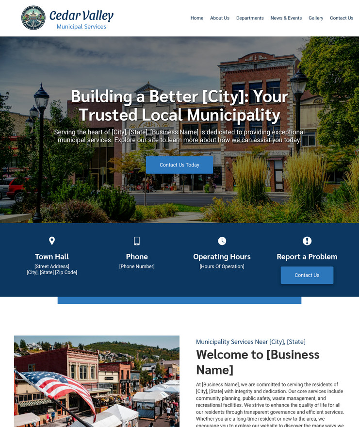 City Municipality Business Website *SEE FULL DESCRIPTION*