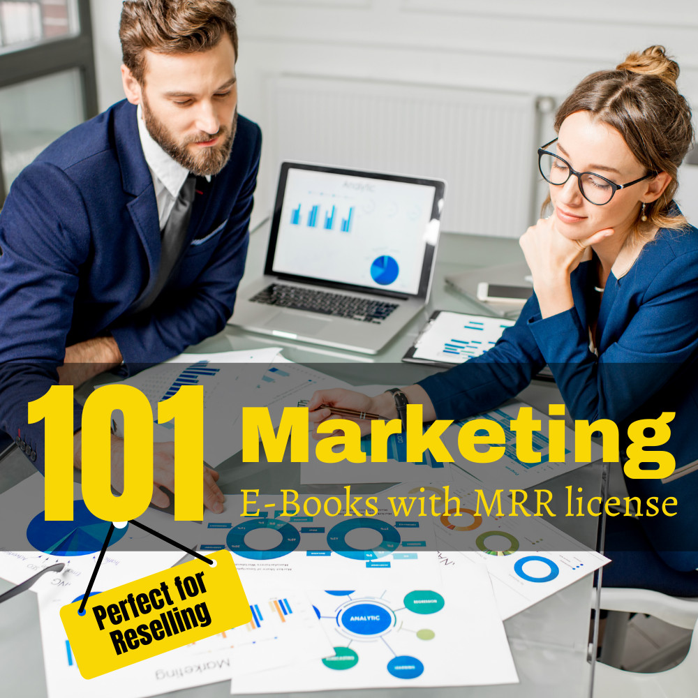101 eBook’s on Marketing in English with MRR License