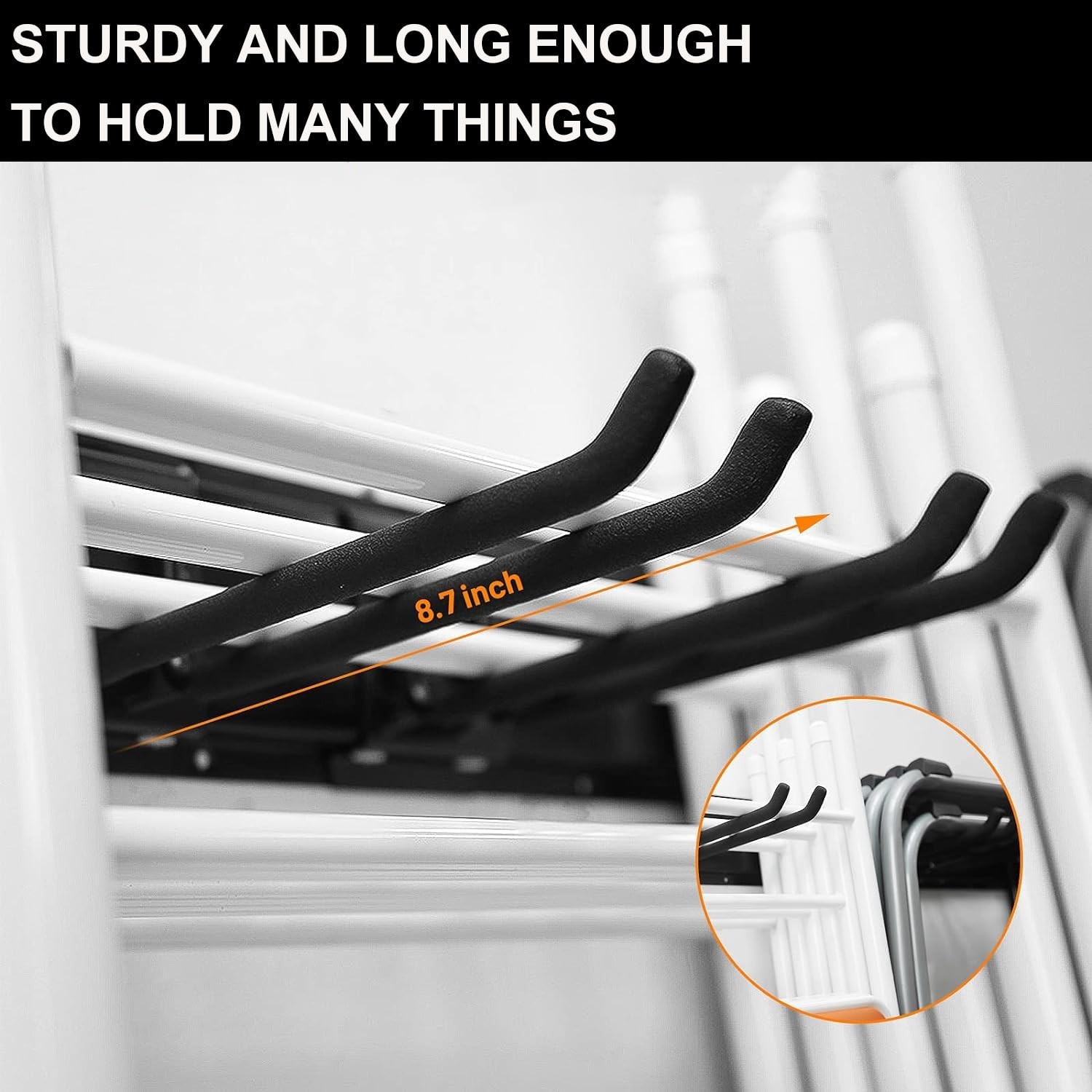 Wallmaster Garage Storage Organization Wall Mount, Garden Tool Rack… Fast Ship