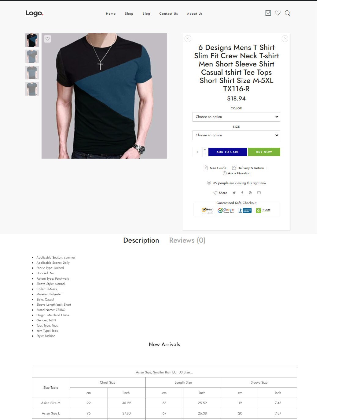 Dropshipping Website E-commerce Affiliate, Free Hosting+ Products, T-Shirts
