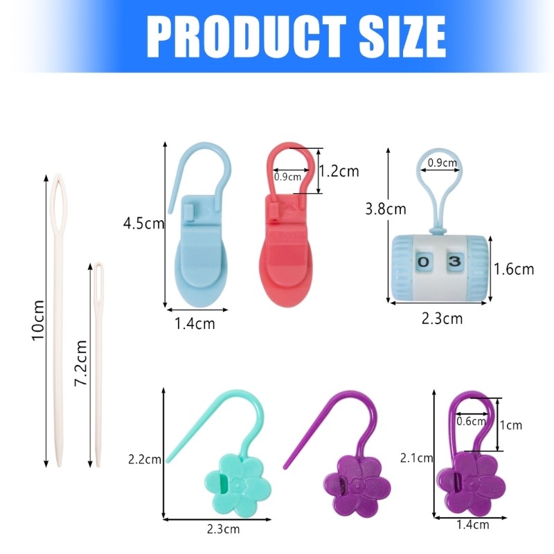 1 Set Sewing Needle Stitching Markers Crochet Markers Knitting Supplies