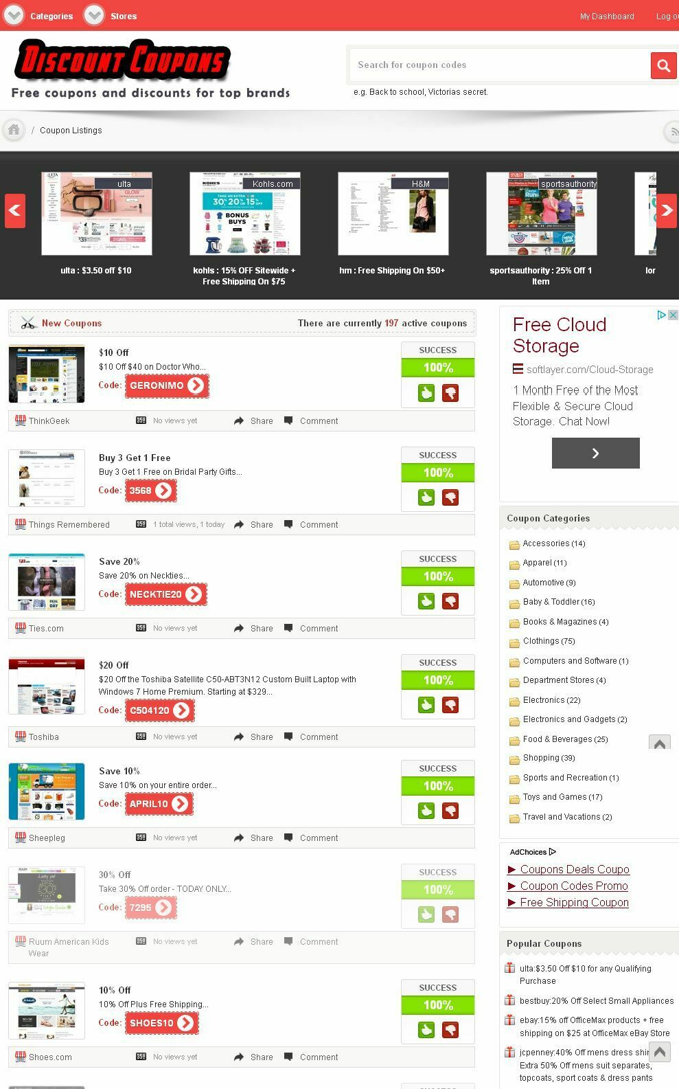 Turnkey Coupons Deals Affiliate WebSite AUTOPILOT+ Free Hosting with SSL