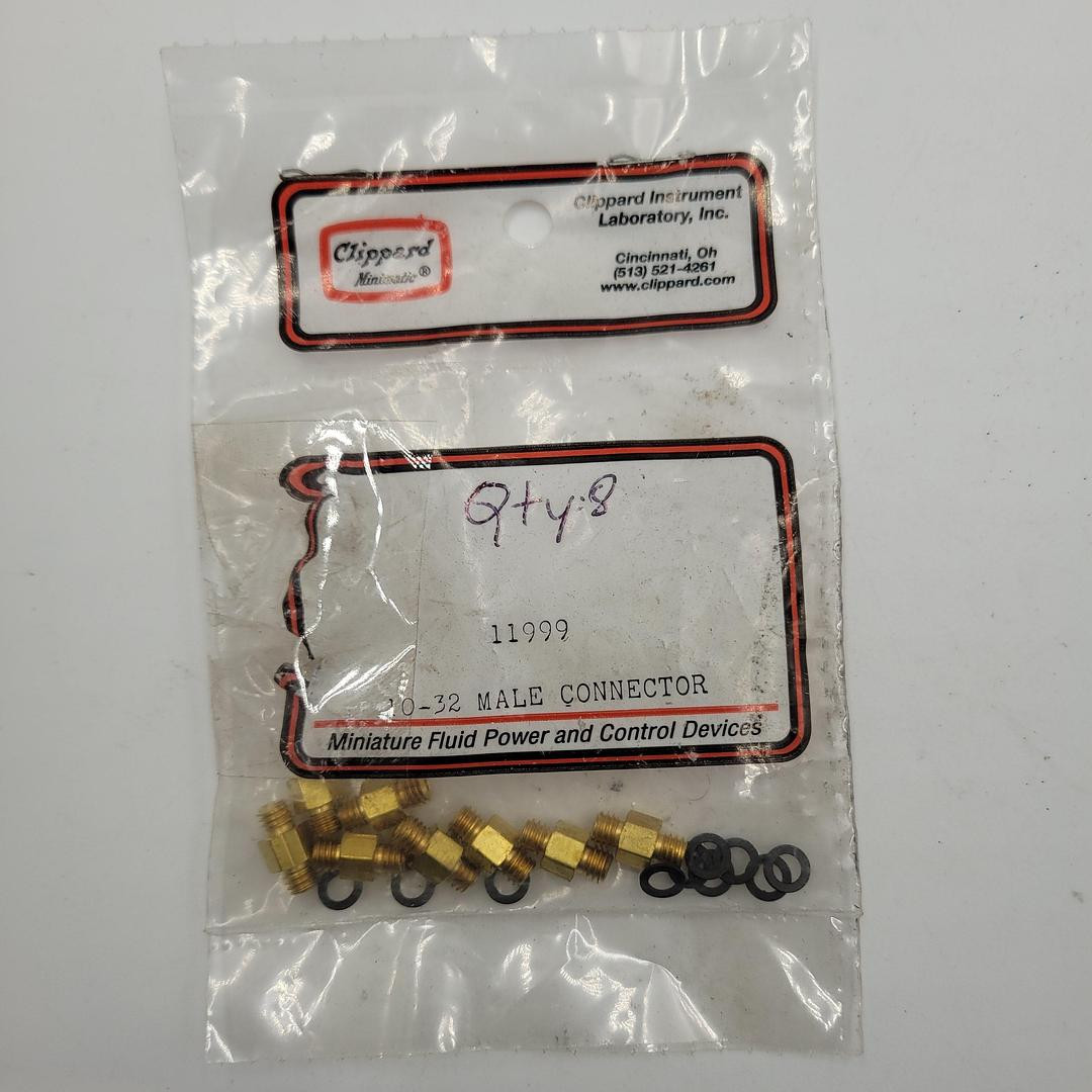 CLIPPARD MINIMATIC 10-32 MALE CONNECTOR 11999