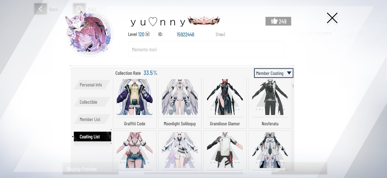 PUNISHING GRAY RAVEN GL | Premium Account Dolphin | End Game | Rank 120+ Meta