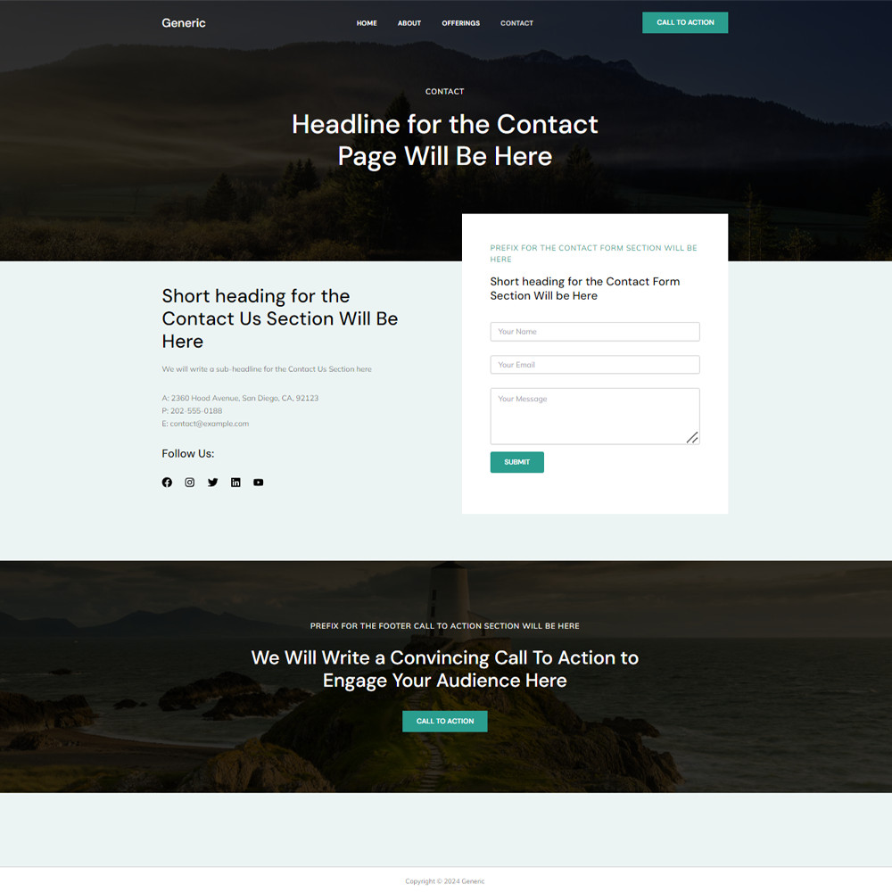 Dark Corporate / Personal Website – Ready to Run + 1-Year Domain and Hosting