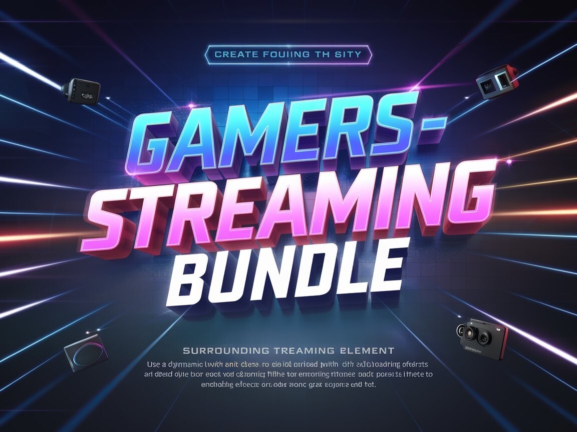 Gamers-Streaming Bundle | Everything You Need to Level Up Your Live Stream!