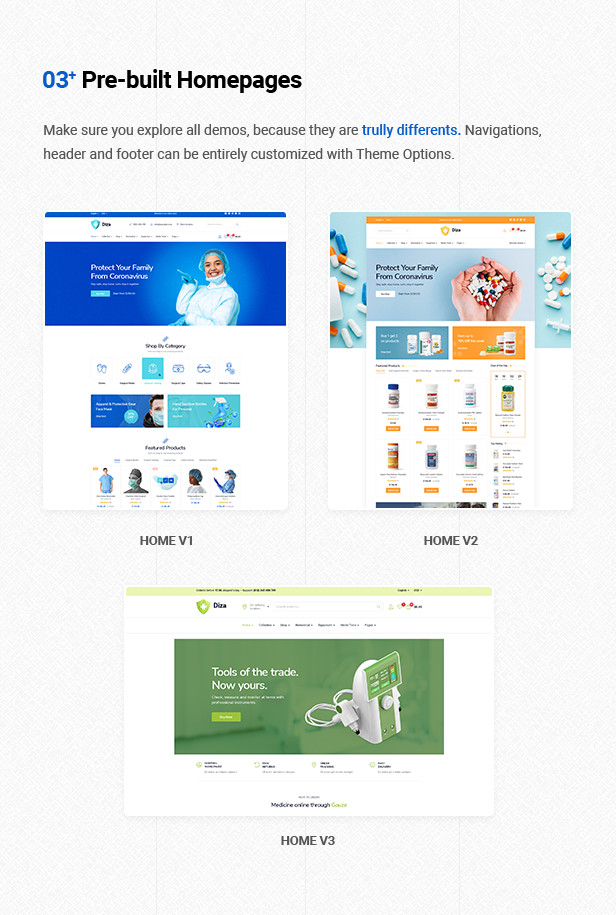 PHARMACY MEDICAL SHOP, ECOMMERCE WOOCOMMERCE WEB SITE DESIGN Free Domain Hosting