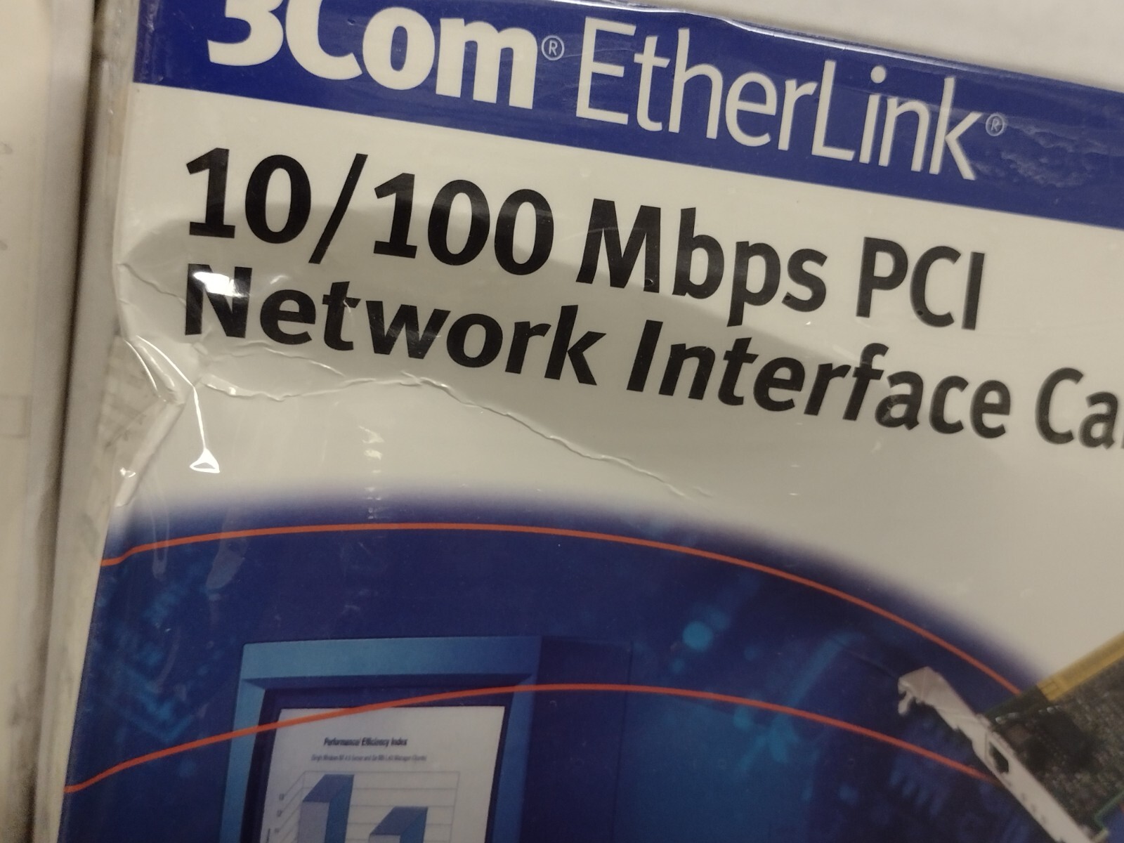 3Com EtherLink 10/100 Mbps PCI Network Interface Card 3C905B-TX-NM (New In Box)