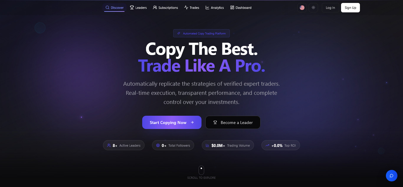 Cryptora – Crypto Trading & Exchange Platform | Spot, Copy, P2P, Binary, Wallets