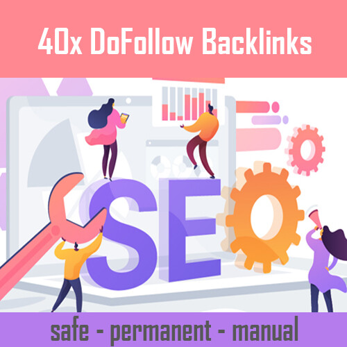 40 Backlinks – Link Building – DA 50-90 Backlinks – SEO Links
