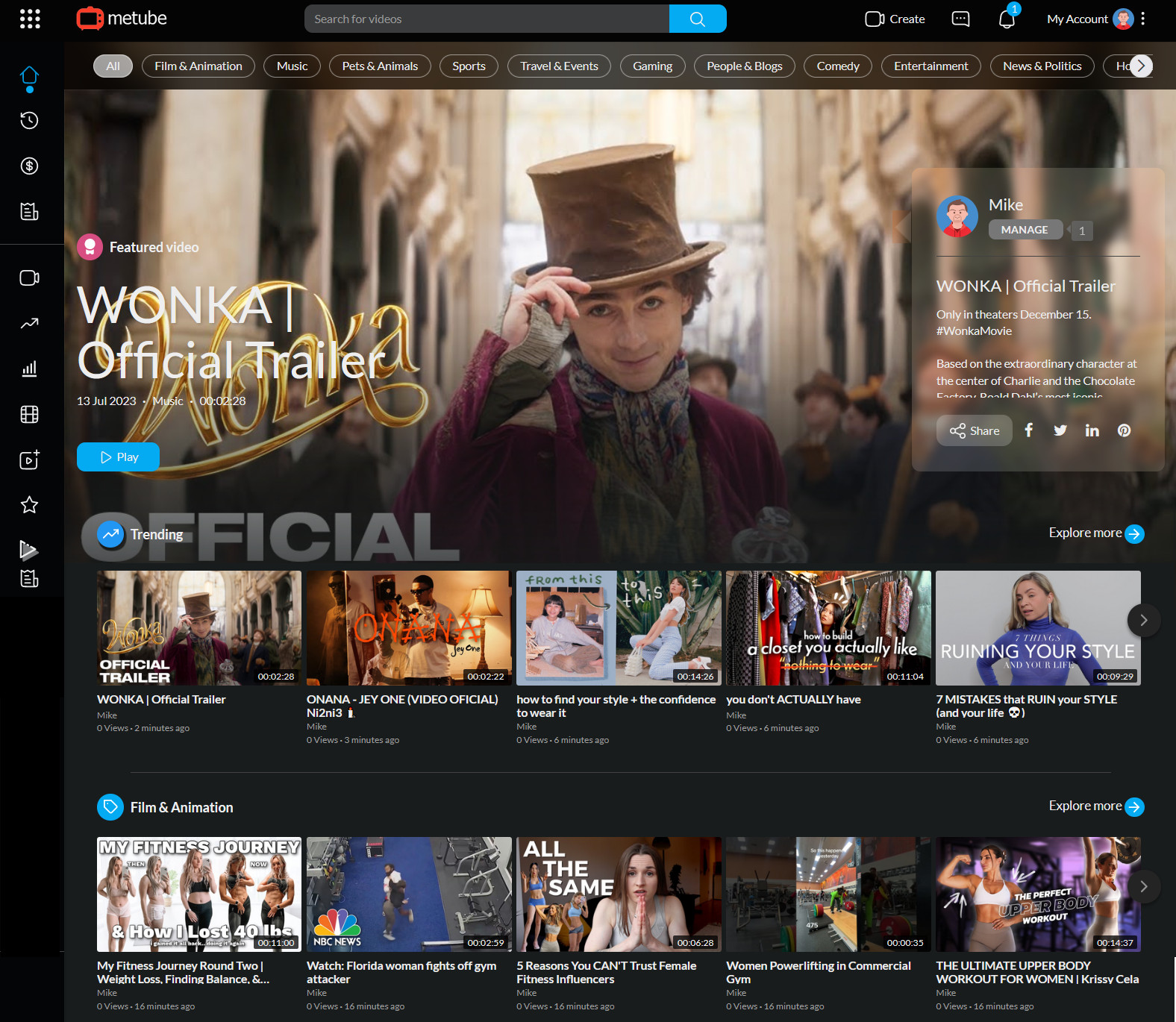 YouTube Clone Videos Sharing Website + Free Hosting