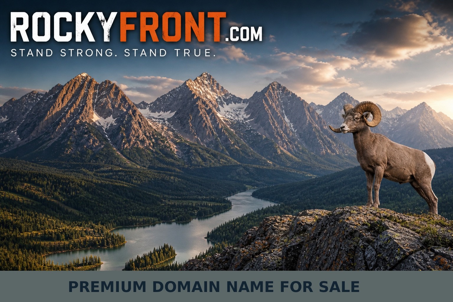 RockyFront .COM Tech Nature Security Business Marketing DOMAIN. GD Value $1.6k