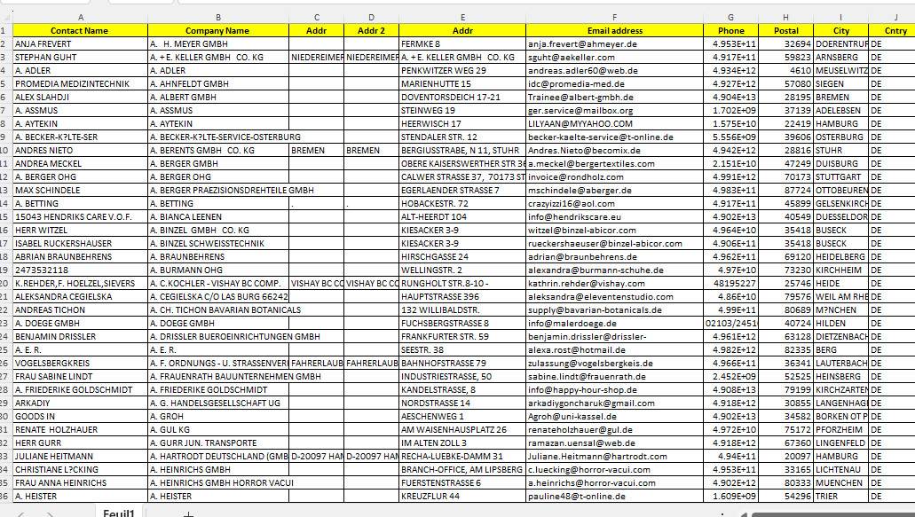 4 M GERMANY Busines & Customers Email Database – B2C & B2B Contact leads 2026