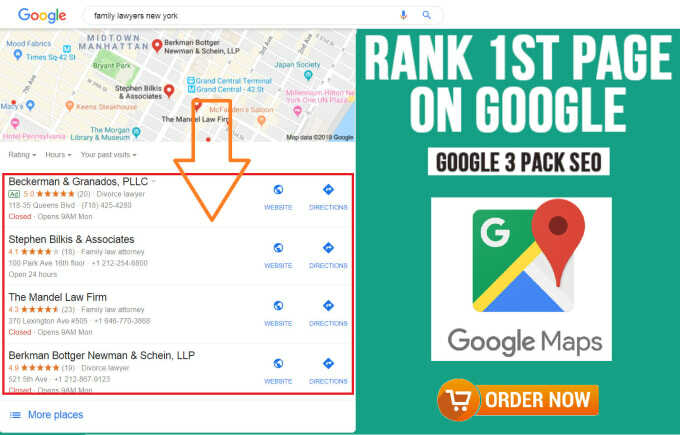 google maps for local SEO premium promtion package rank no1 on gmb