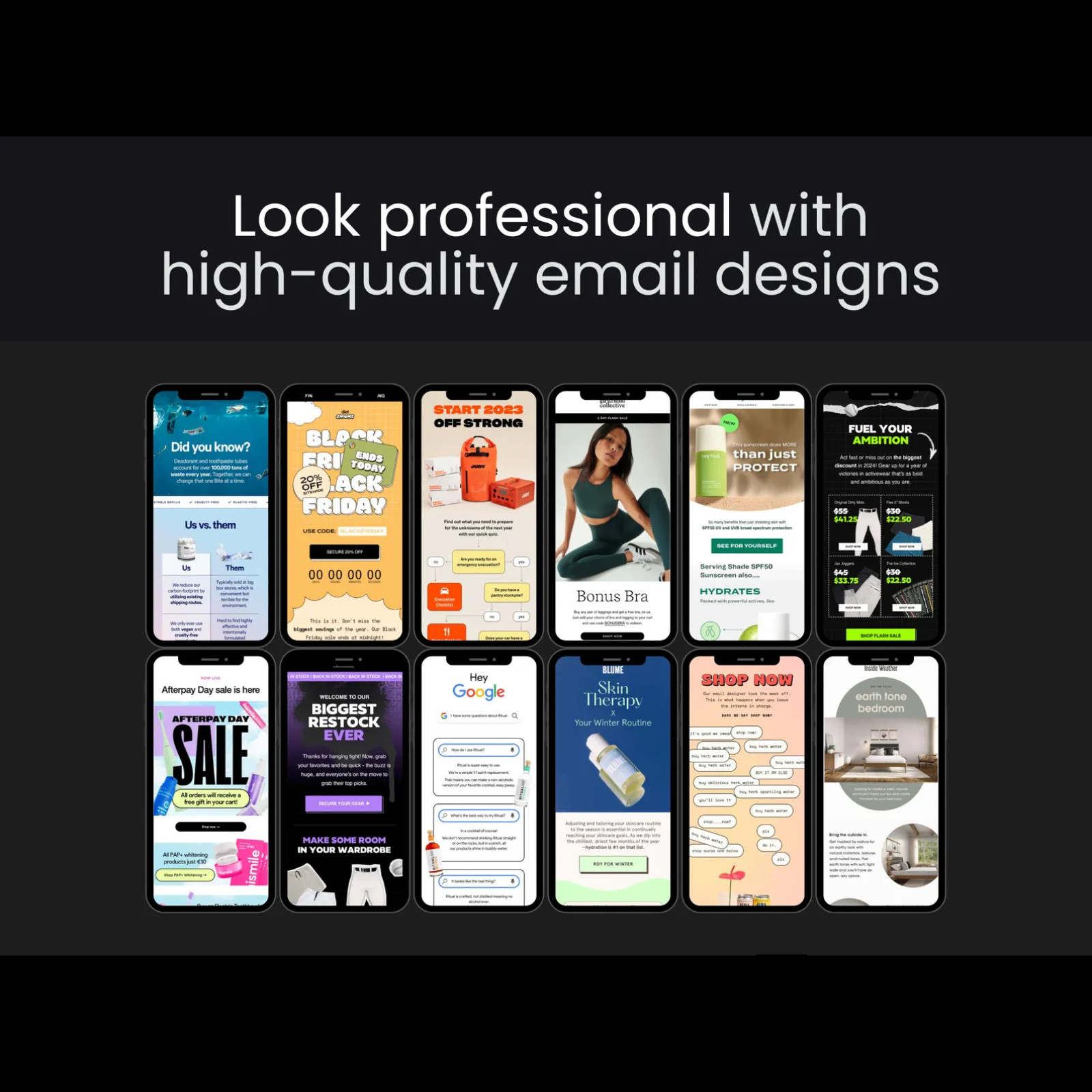 250+ Email Templates for E-commerce | Canva Editable Email Marketing Templates