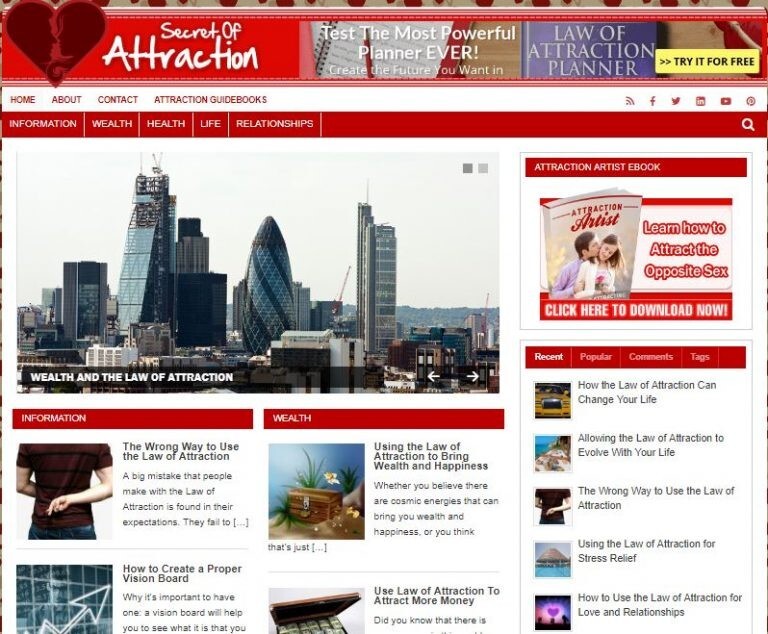 Law Attraction Ready Made Blog Turnkey Niche Website Business for Sale