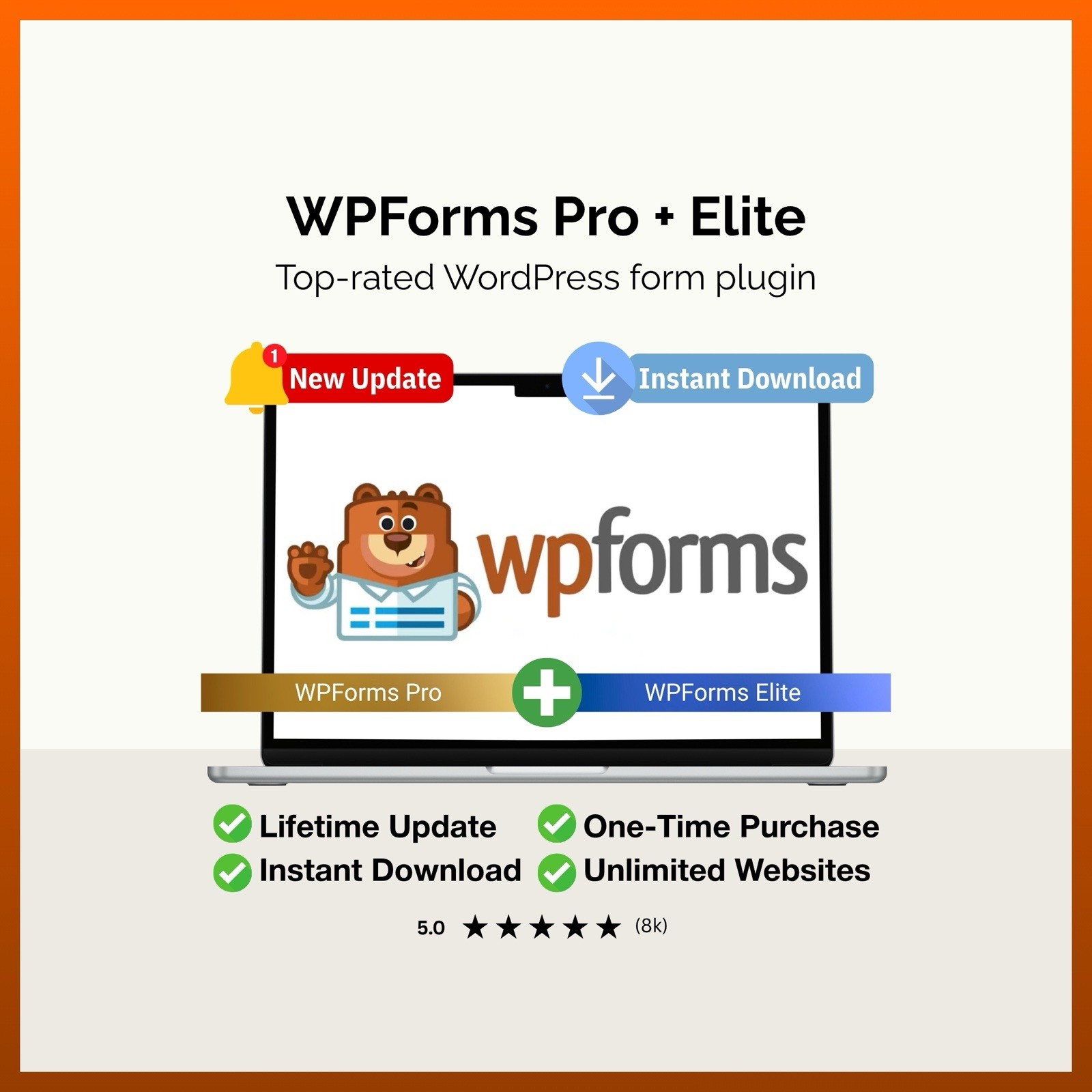 WPForms Pro Elite | GPL License | Drag & Drop WordPress Form Builder