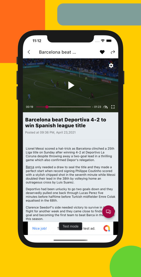 TeamNation – Soccer, Football, Cricket Sports Flutter App | Android + iOS | PHP