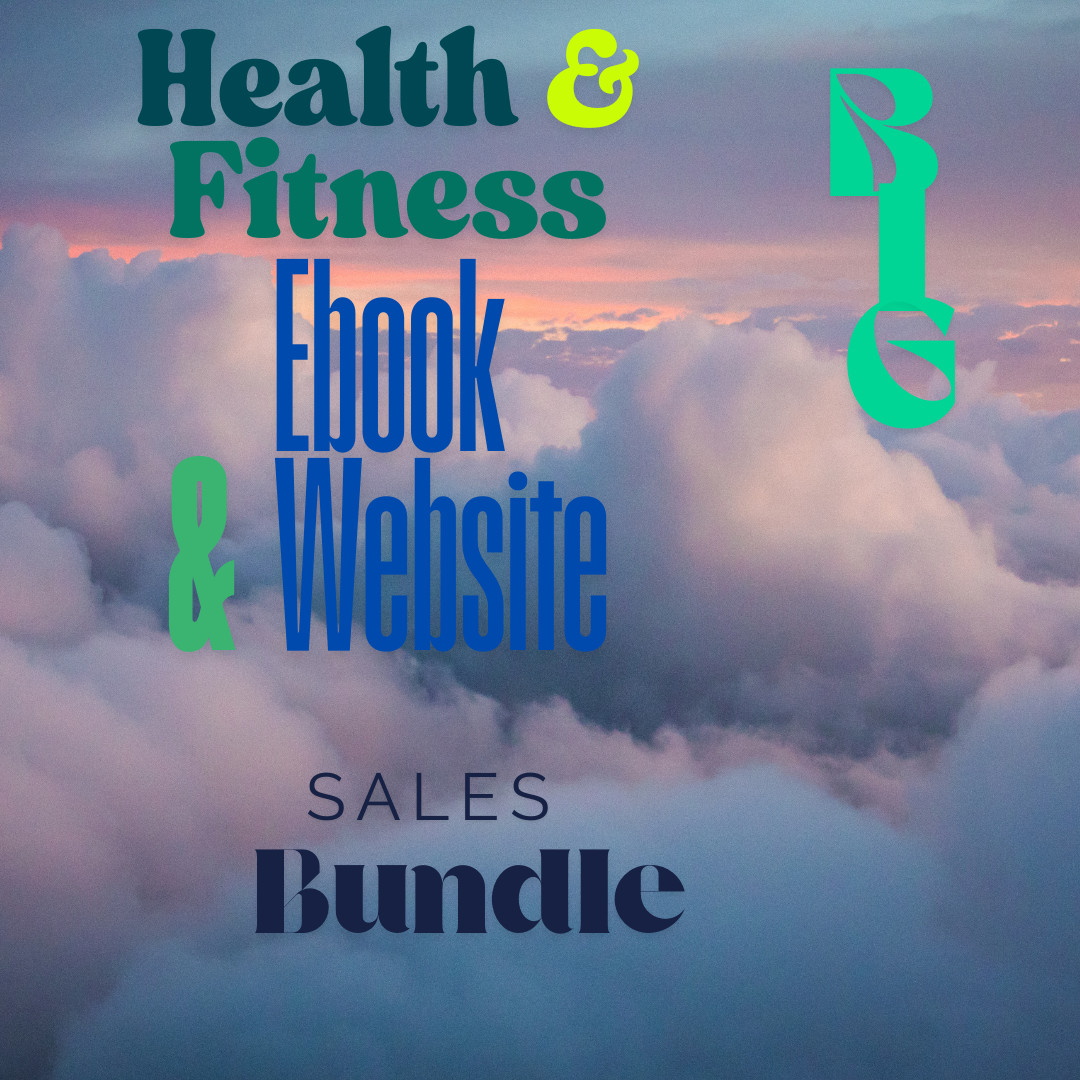 Health Fitness eBooks , Guides, Website Pages & Courses Bundle w/MRR License