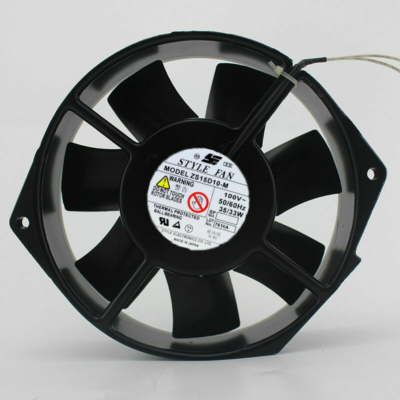 For STYLE FAN UZS15D10-M 100V 50/60HZ 35/33W 17CM high temperature fan