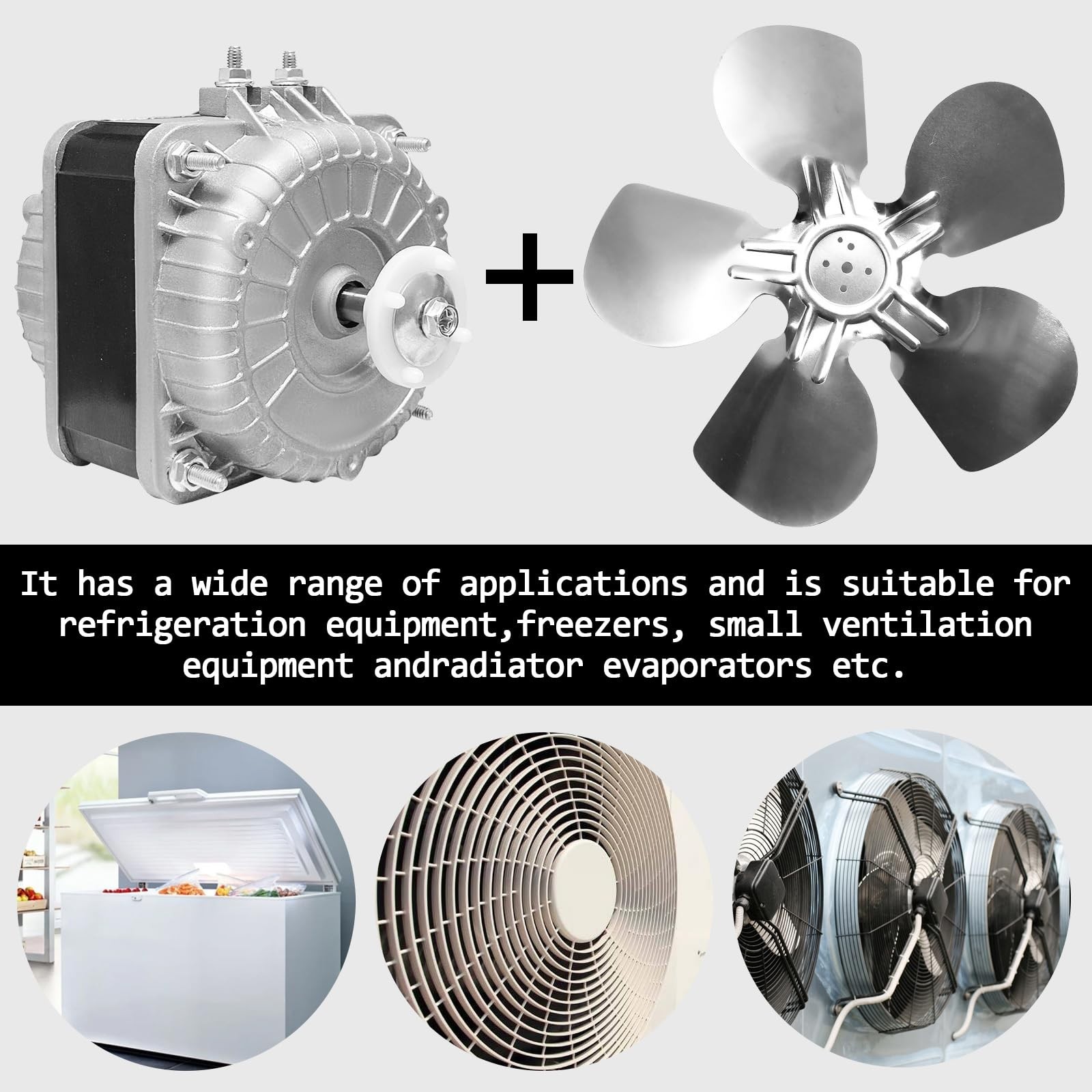 YZF18-25 Fan AC Motor(Copper Wire) 120V 60HZ 18W 1.01A,YZF18-25 Shaded Pole M…
