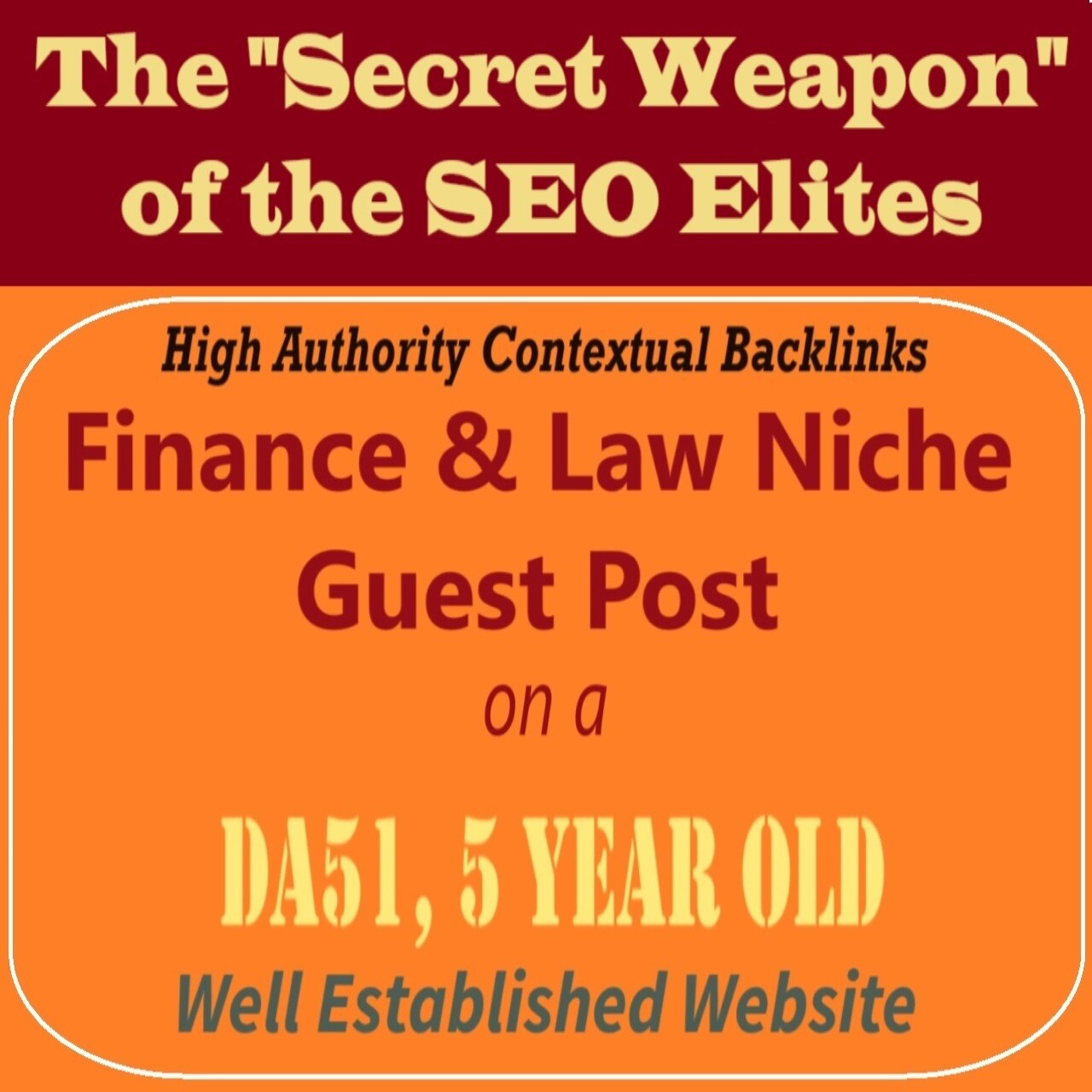 Premium SEO Guest Post on my DA40+ Finance & Law Blog with Dofollow backlink