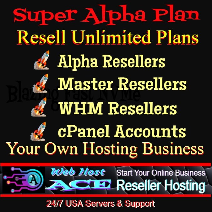 SUPER Alpha Reseller Hosting WHMCS Software WordPress Host Website GO Pro Pack2