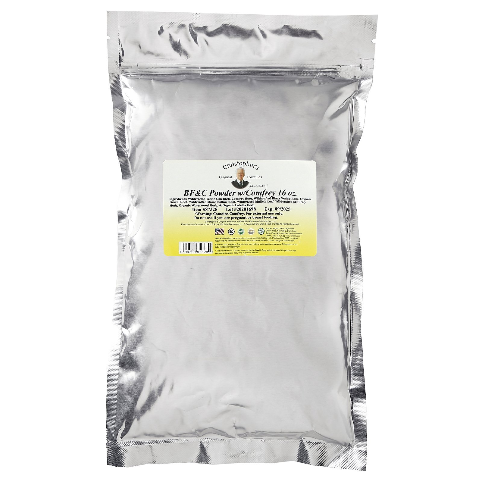 BF & C Powder w/Comfrey, 16 oz