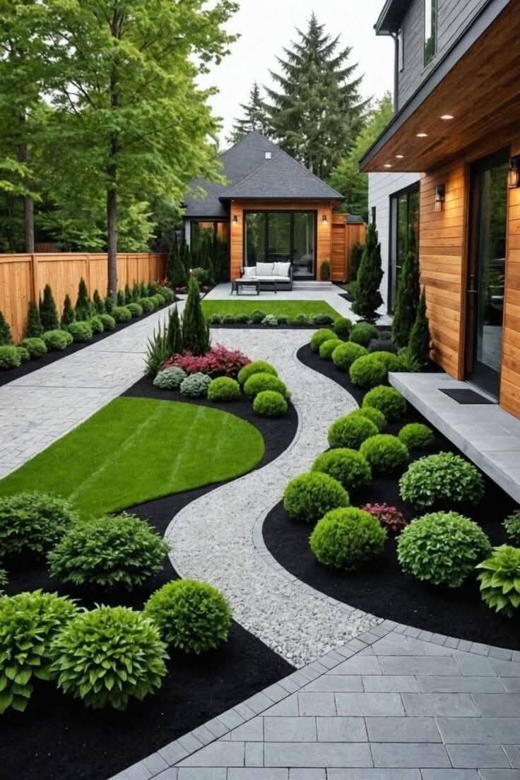 Garden and landscaping ideas, garden pathways, inviting and stylish, trending
