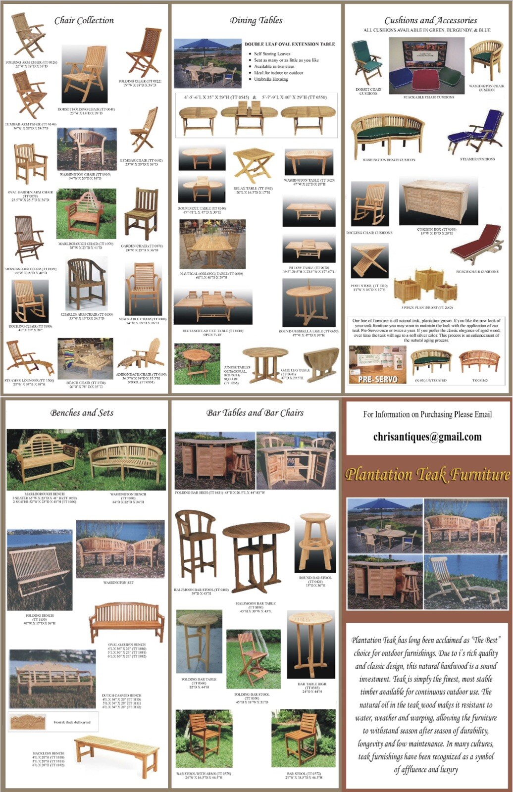 Teak Furniture New
