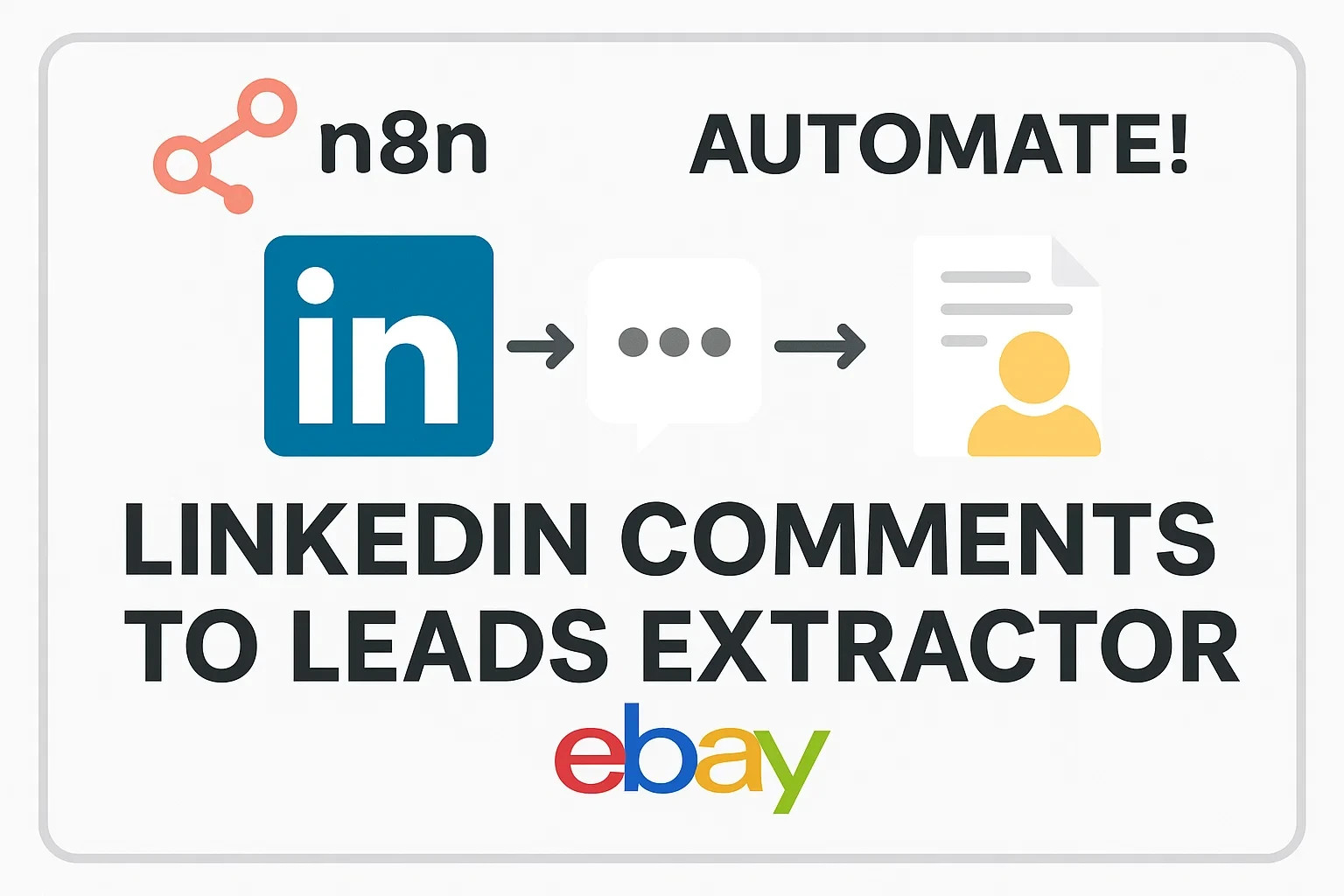 LinkedIn Leads Extractor N8N Workflow – Auto Collect Leads from Comments – No Co