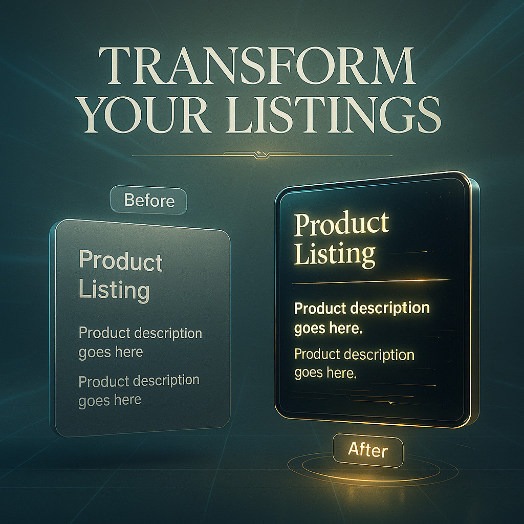 AI E-Commerce Listing & A+ Content Kit
