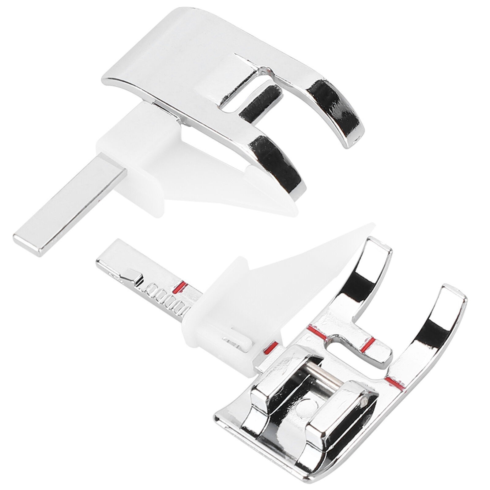 2Pcs Adjustable Guide Presser Foot for / Sewing Machines