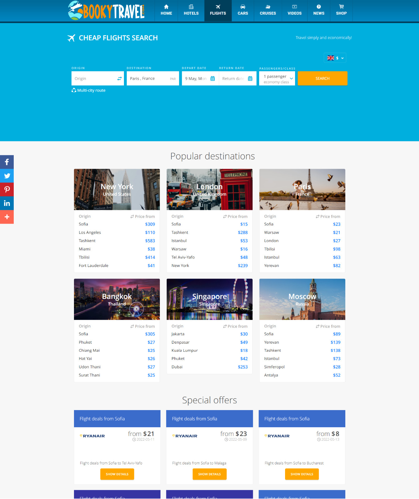 FULLY Automated Travel Search Engine & Booking Business Website for Sale