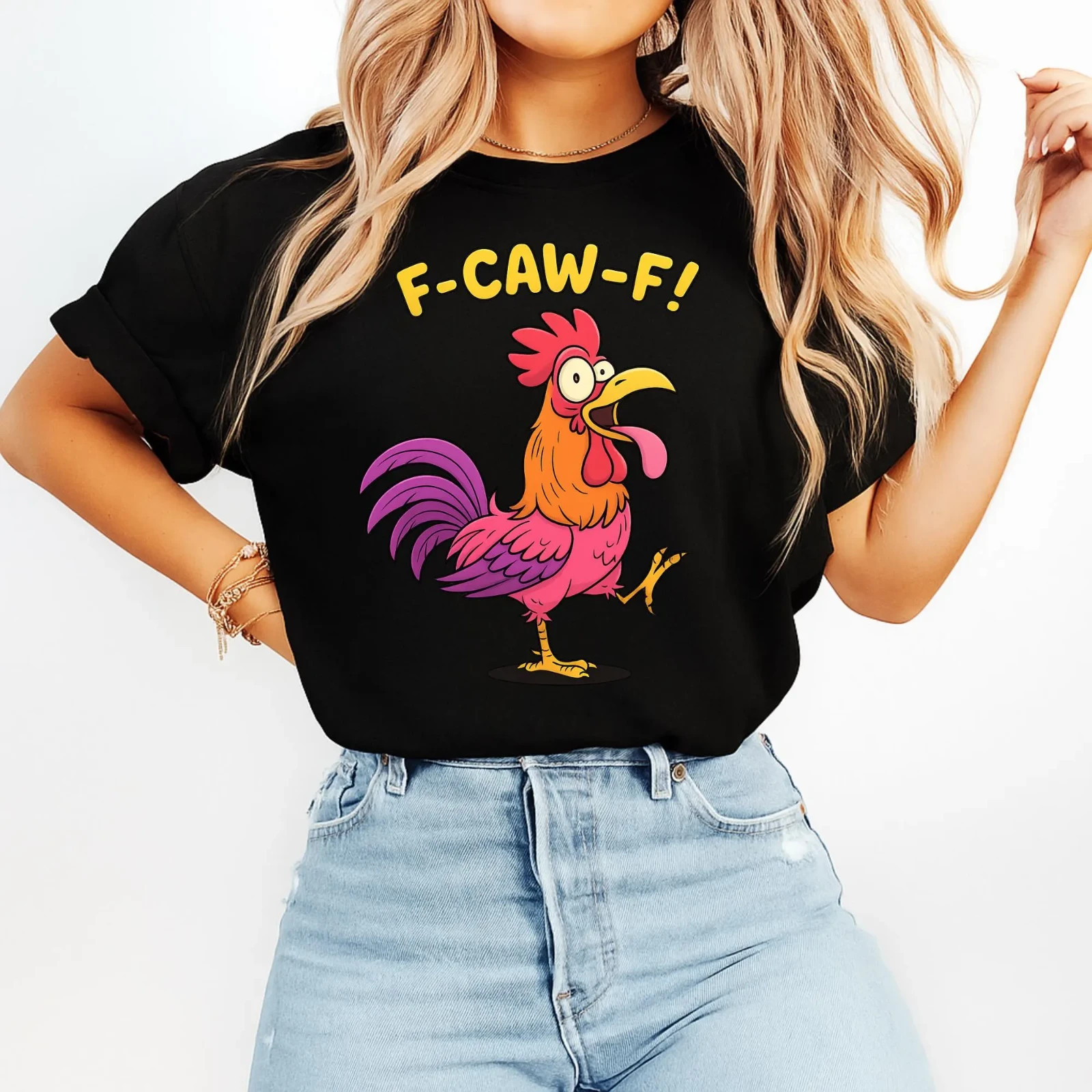 Funny Gothic Raven Art: F-Caw-F PNG Bundle (Digital Download)