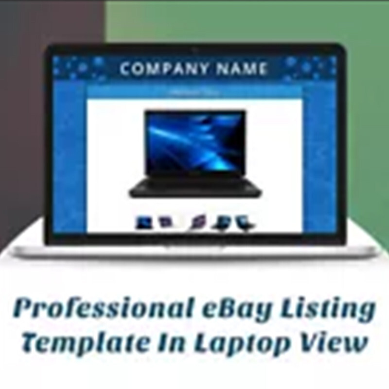 Mobile Responsive eBay Listing Template Auction Gallery Html Professional Design
