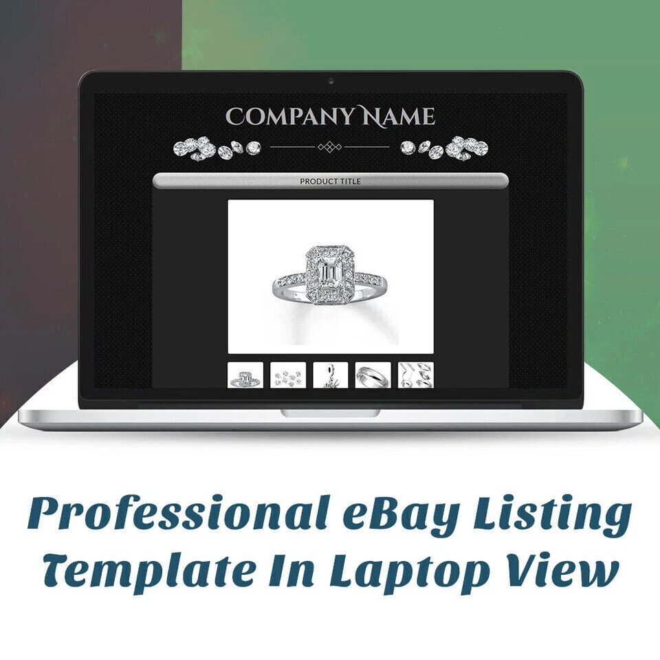 eBay Templates, Auction Mobile Responsive html Templates 2026 Ready for Jewelry