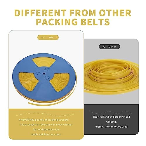 All-in-One Poly Strapping Kit 1/2″ x 3200′ Banding Tensioner Sealer 100 Seals