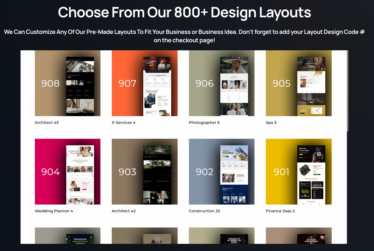 WEBSITE DESIGN SERVICE – CHOOSE FROM 800+ LAYOUTS! *3 DAY COMPLETION TIME*