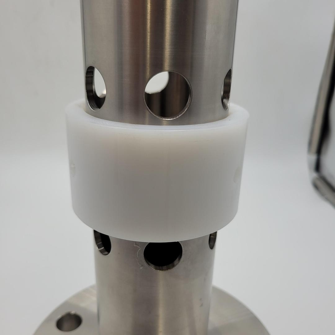 2.52″ ID w/ .75″ holes (18)/pvc fit 3 – 5/16″ holes/solid 1-7/16″ top-14″