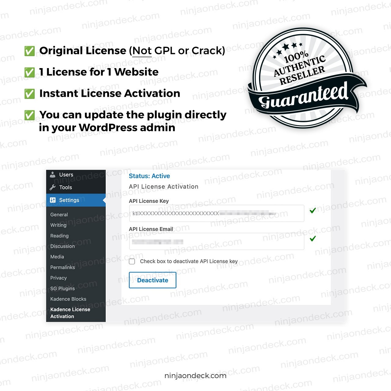 🥷 Kadence Ultimate Official License ‒ Lifetime / Yearly