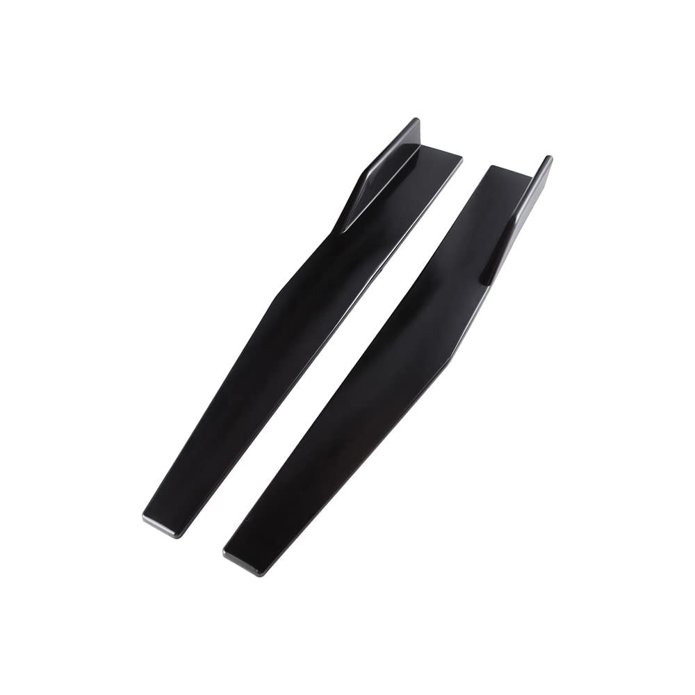 Universal 29.3″ Black Side Skirt Rocker Splitter Canard Diffuser Winglet