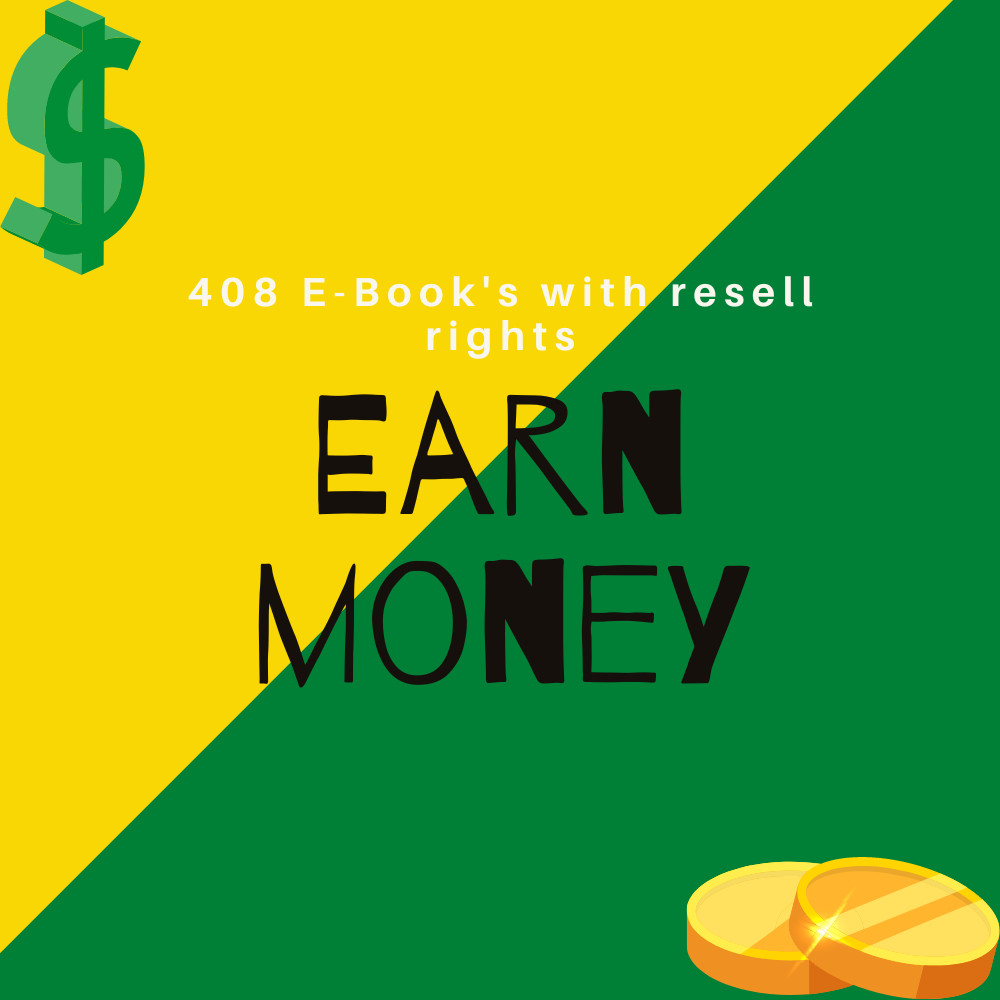 408 E-Book’s About Making Money (English) – PLR License