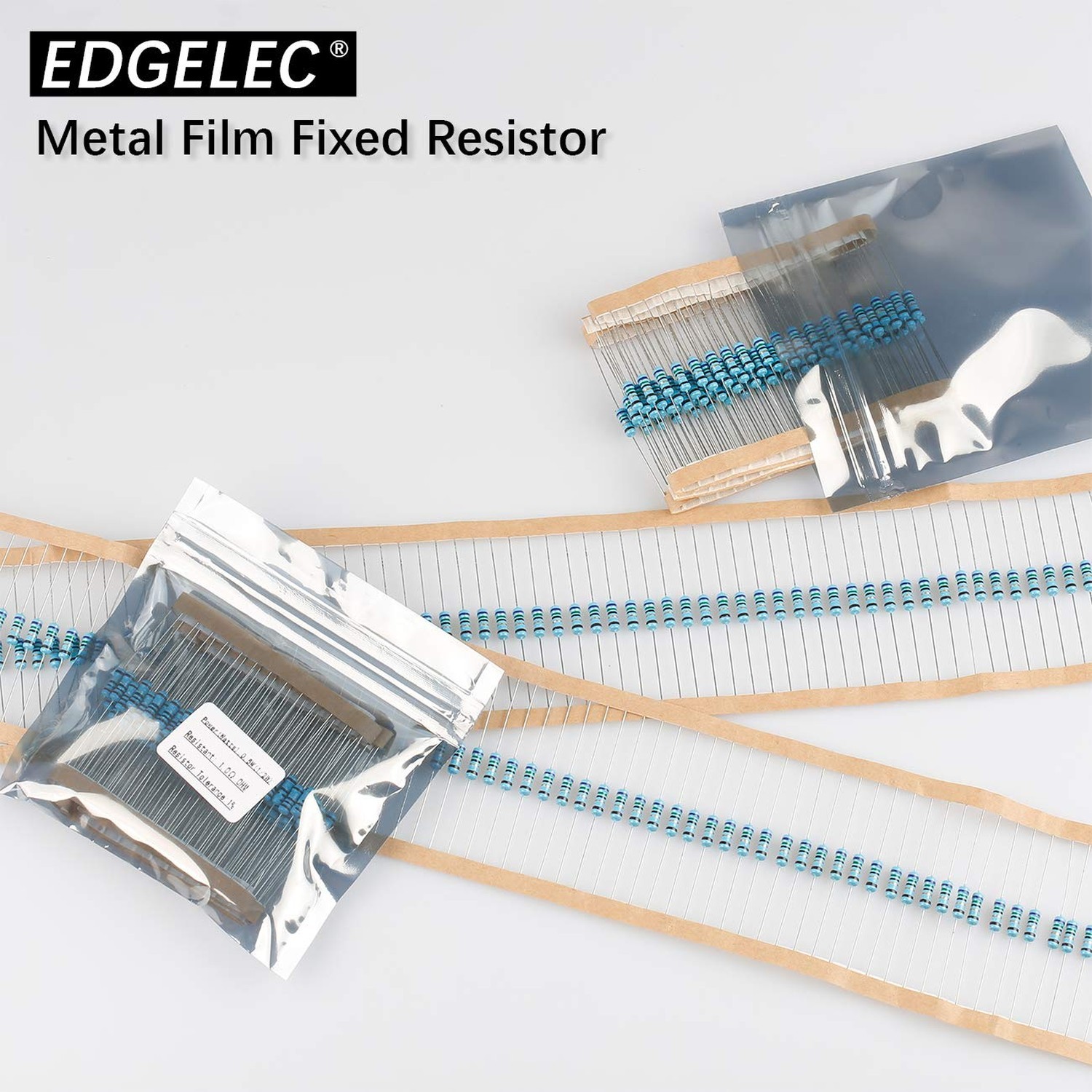 100pcs 10 ohm Resistor 1W, 1 Watt ±1% Tolerance Metal Film Fixed Resistor,
