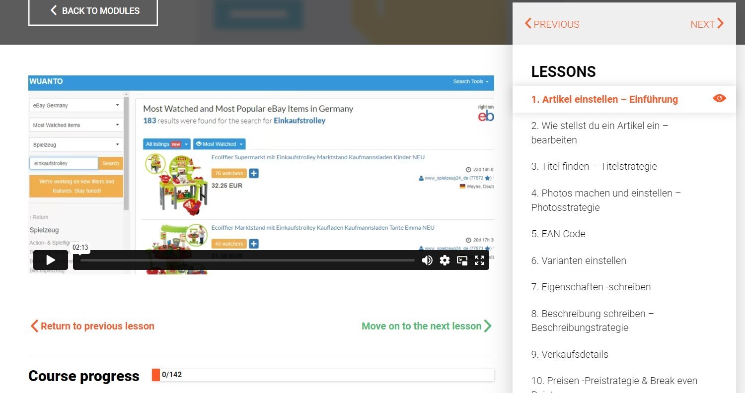 Dropshipping System with EBAY – Financial Freedom Make Money Online140Video