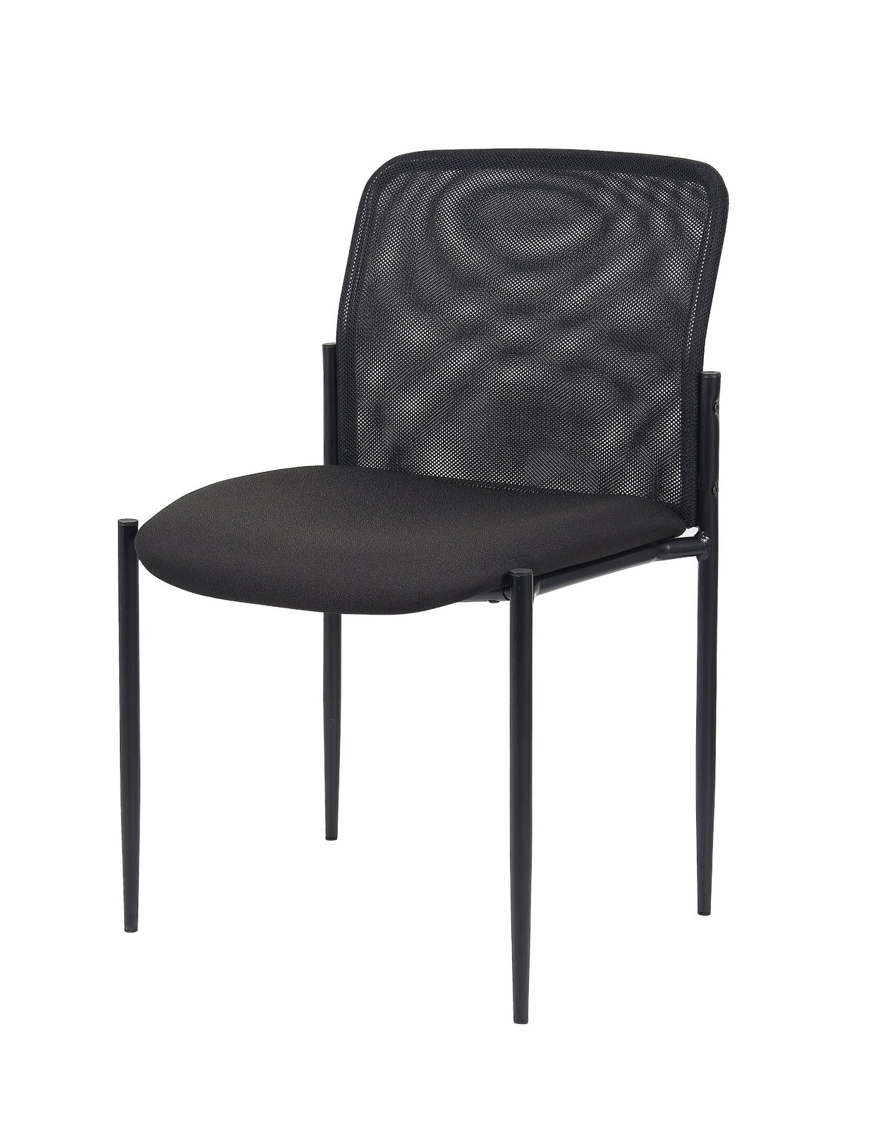 Boss Office Products Mesh Guest Chair in Black (B6919)