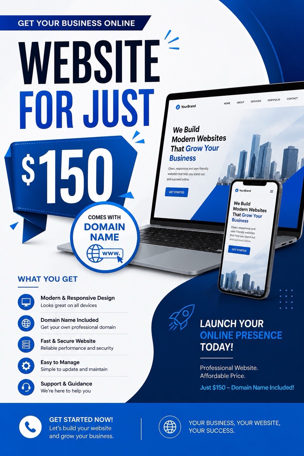 Ready-Made Website Design & Hosting Business for Sale – No Technical Skills