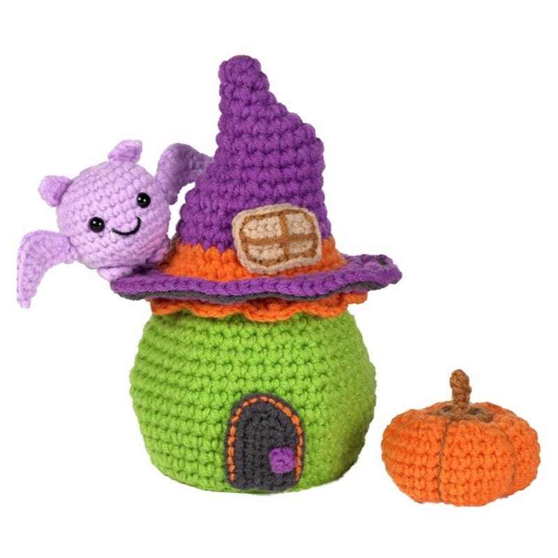 Halloween Candy Bag Crochet Set with Instruction and Crochet Knitting Accessory
