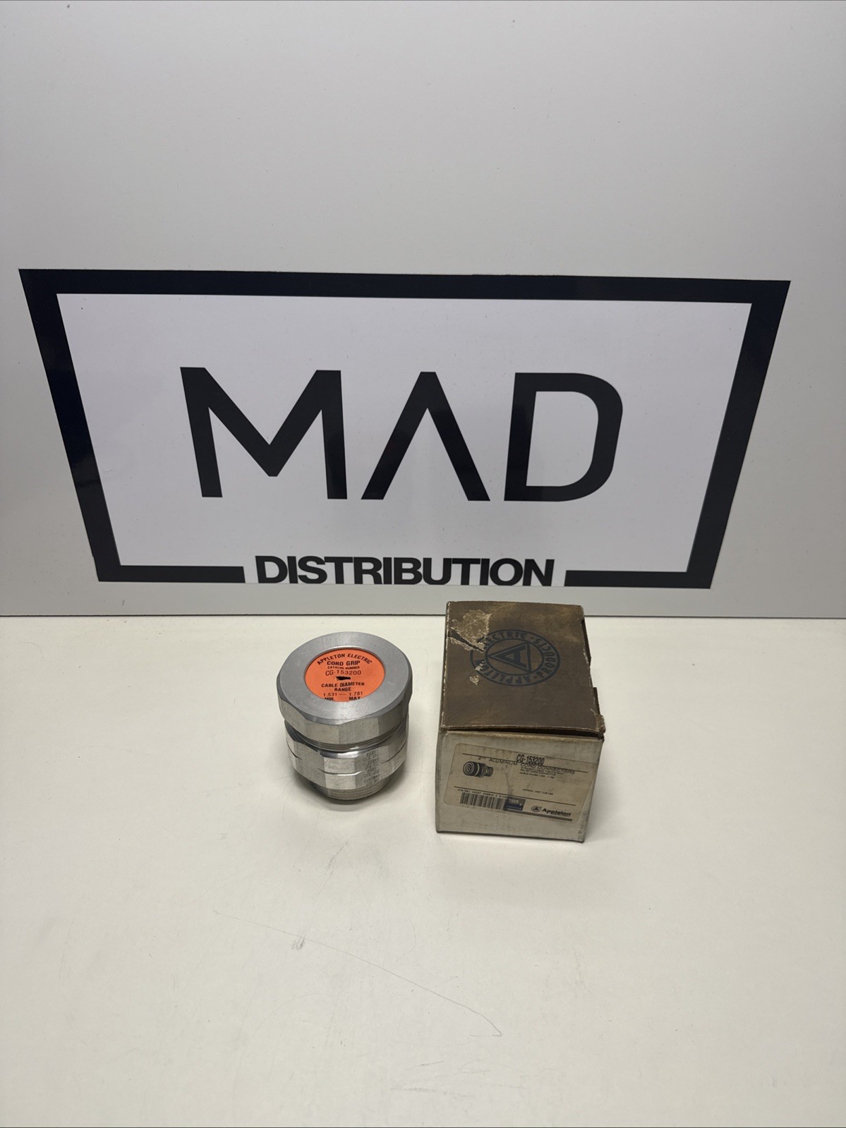 NEW IN BOX APPLETON 2″ ALUMINUM CORD CONECTOR CG153200