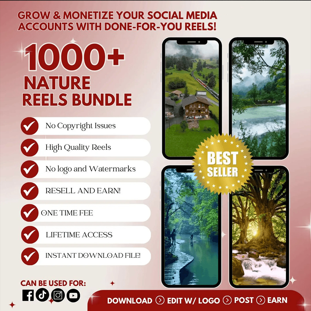 10000+ Ready Viral Videos (TikTok, AI, Travels, Motivation) – DOWNLOAD